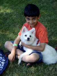 Boy with Dog